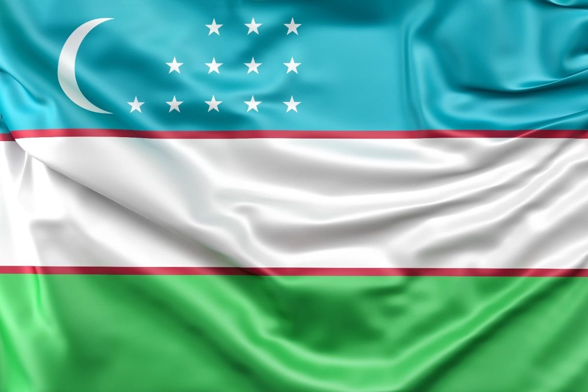 Uzbekistan Flag
